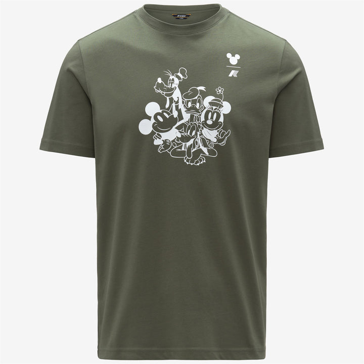 ODOM JERSEY MICKEY AND MINNIE - T-ShirtsTop - T-Shirt - MAN - Green Lichen-White