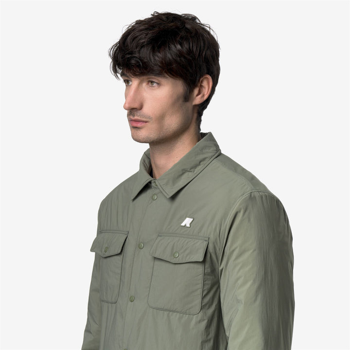 UMBERT PLAIN WARM - Jackets - Short - Man - Green Lichen