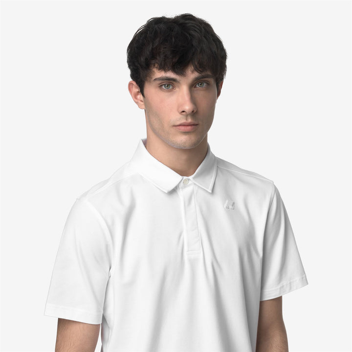 VINCELLE LIGHT STRETCH JERSEY - Polo Shirts - Polo - MAN - WHITE