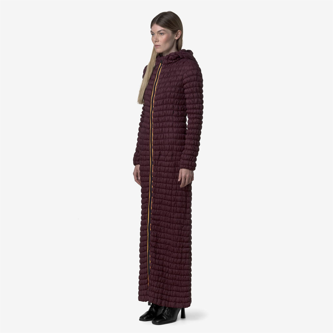 PRUDENCE TECH WARM - Dresses - Long - WOMAN - Red Dk Amaranto