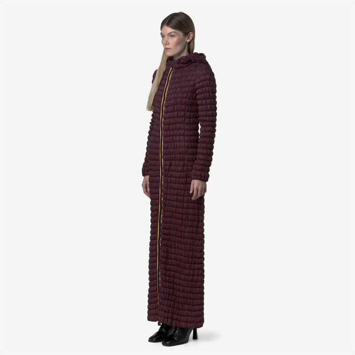 PRUDENCE TECH WARM - Dresses - Long - WOMAN - Red Dk Amaranto