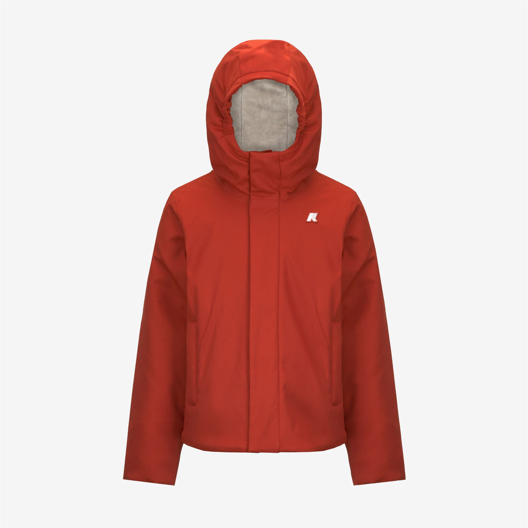 P. JACKO TWILL MARMOTTA - Jackets - Short - BOY - RED P-GREY B