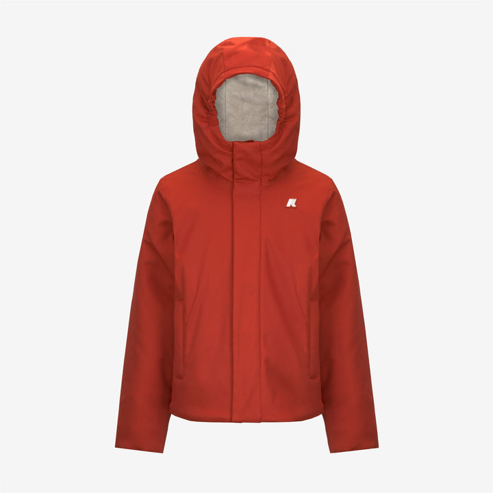 P. JACKO TWILL MARMOTTA - Jackets - Short - BOY - RED P-GREY B