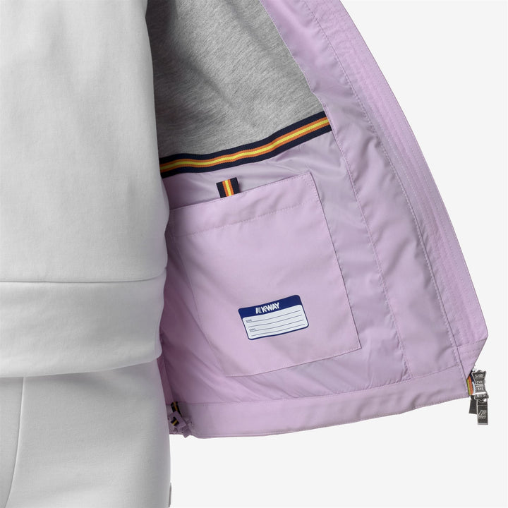 MARGUERITE STRETCH POLY JERSEY - Jackets - Mid - WOMAN - VIOLET LT LILAC