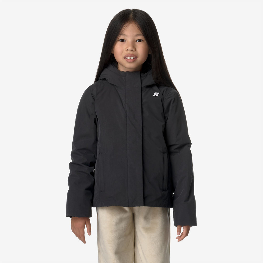 P. LILY SOFT TOUCH MARMOTTA - Jackets - Short - GIRL - BLACK P-BLUE A