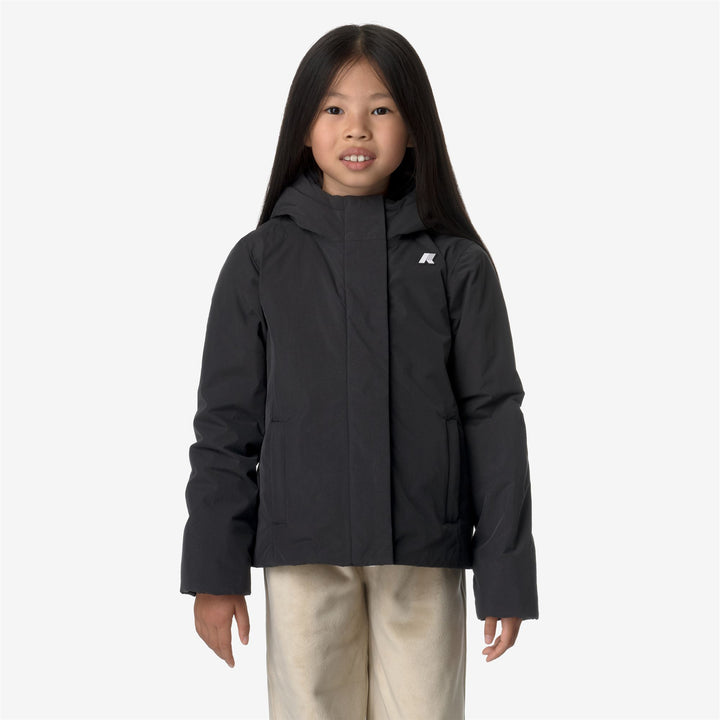P. LILY SOFT TOUCH MARMOTTA - Jackets - Short - GIRL - BLACK P-BLUE A