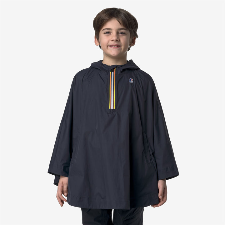 P. LE VRAI 4.0 MORGAN - Jackets - PONCHO - KID UNISEX - BLUE DEPTH