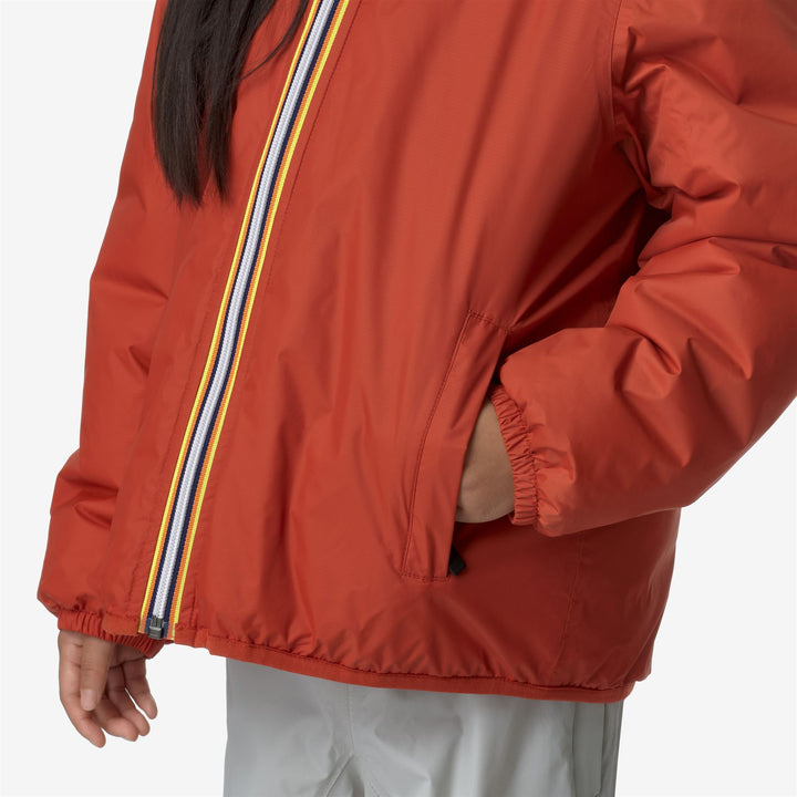 P. LE VRAI 3.0 CLAUDE ORSETTO - Jackets - Mid - KID UNISEX - Red Pompeian-Ecru