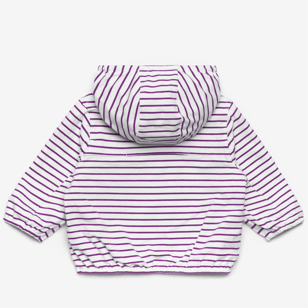 E. JAKE PLUS.2 JERSEY REVERSIBLE - Jackets - Short - KID UNISEX - VIOLET LT LILAC-WHITE-VIOLET