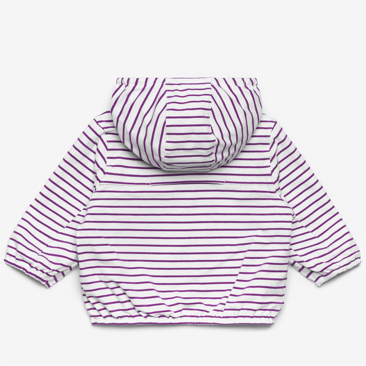 E. JAKE PLUS.2 JERSEY REVERSIBLE - Jackets - Short - KID UNISEX - VIOLET LT LILAC-WHITE-VIOLET