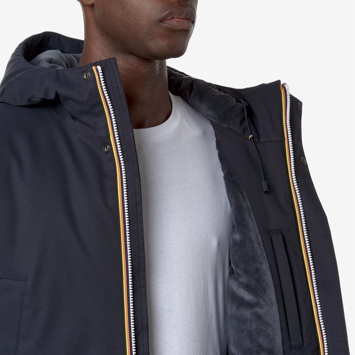JARNO TWILL MARMOTTA - Jackets - Short - MAN - Blue D-Blue A