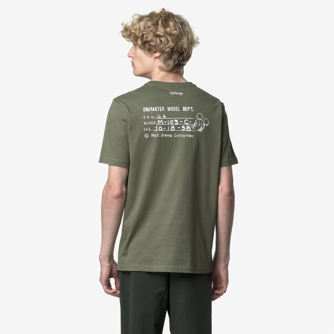 ODOM JERSEY MICKEY - T-ShirtsTop - T-Shirt - MAN - Green Lichen-White