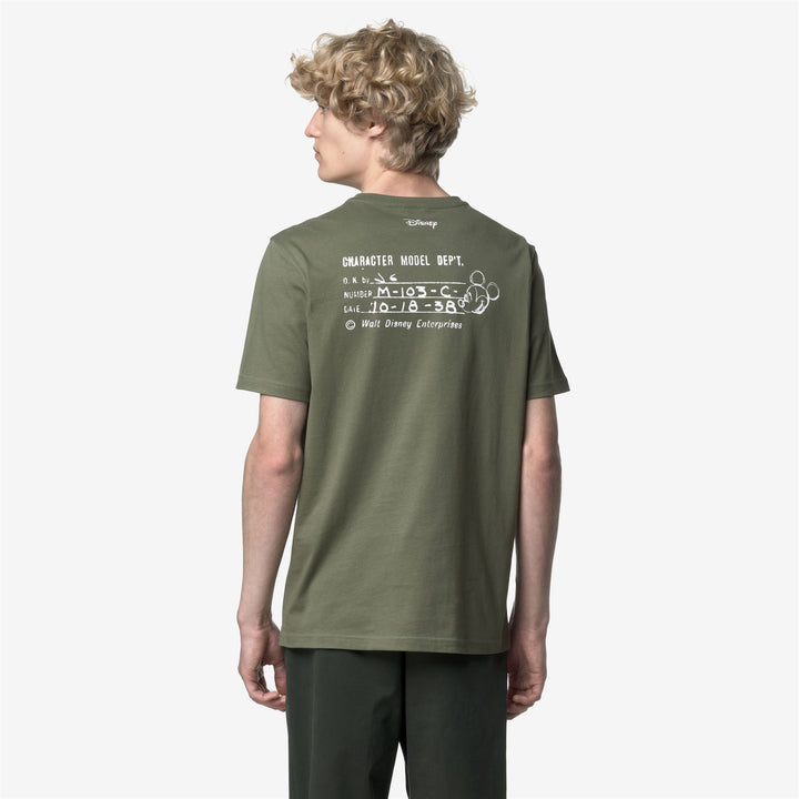 ODOM JERSEY MICKEY - T-ShirtsTop - T-Shirt - MAN - Green Lichen-White