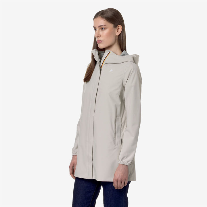 MATHY BONDED JERSEY - Jackets - Mid - Woman - BEIGE LT