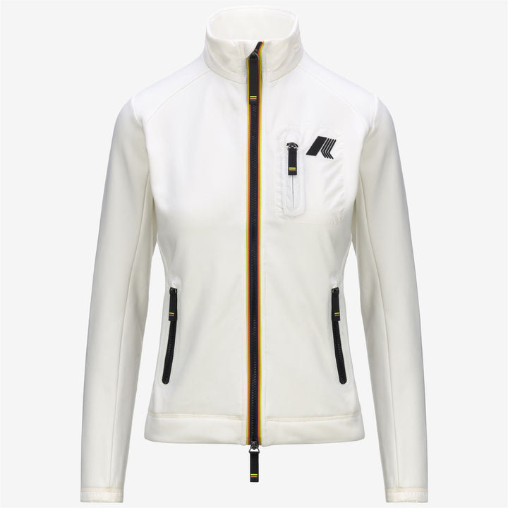 MARNAZ - Fleece - Jacket - WOMAN - White Gardenia