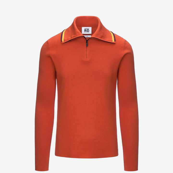POLOM - Knitwear - Jumper - MAN - Orange Rusting