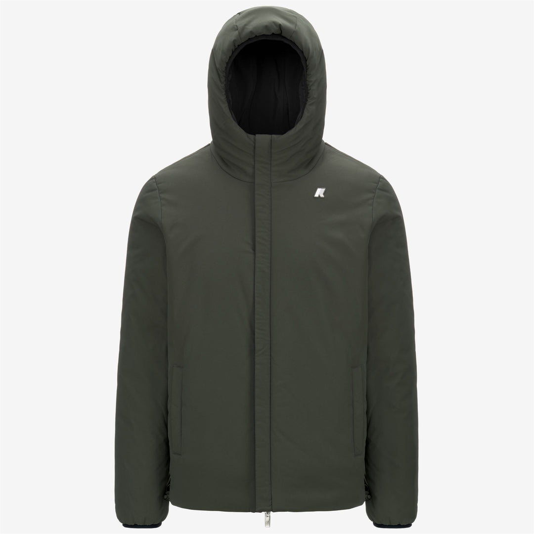 JACK ST WARM REVERSIBLE - Jackets - Short - MAN - BLACK PURE-GREEN BLACKISH