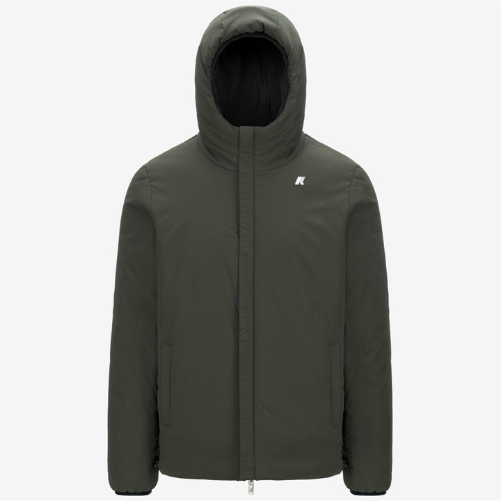 JACK ST WARM REVERSIBLE - Jackets - Short - MAN - BLACK PURE-GREEN BLACKISH