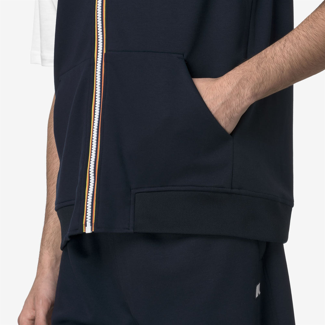 SANDOR LIGHT SPACER - Fleece - Vest - MAN - BLUE DEPTH