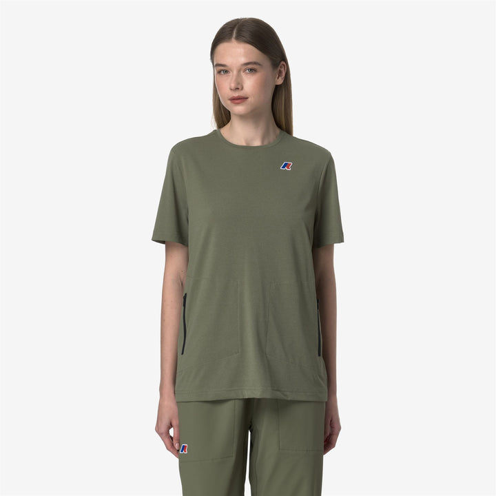 SERIL TRAVEL - T-ShirtsTop - T-Shirt - UNISEX - GREEN LICHEN