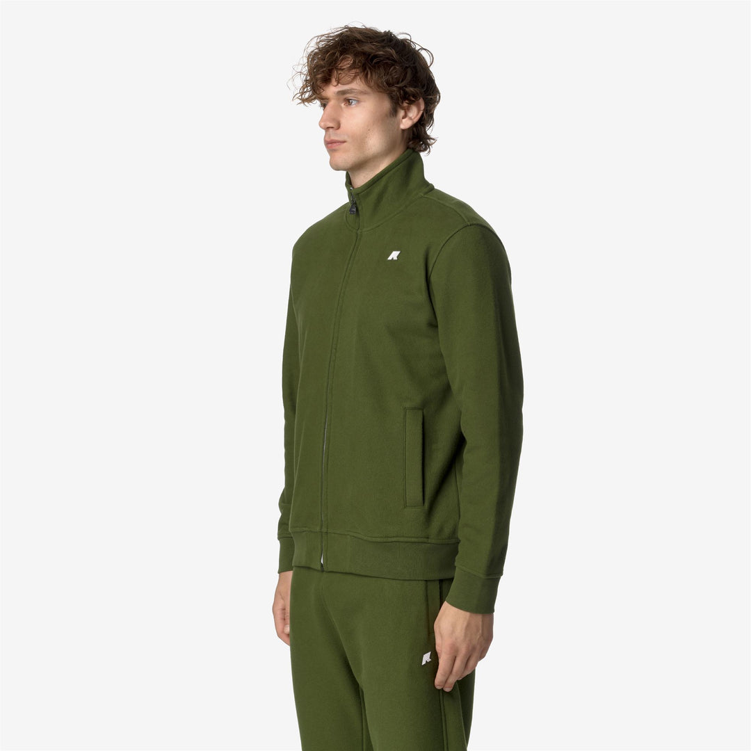 FINN HEAVY FLEECE - Fleece - Jacket - MAN - GREEN CYPRESS