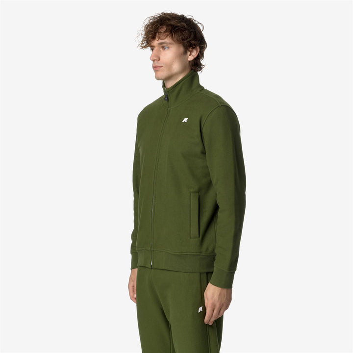 FINN HEAVY FLEECE - Fleece - Jacket - MAN - GREEN CYPRESS