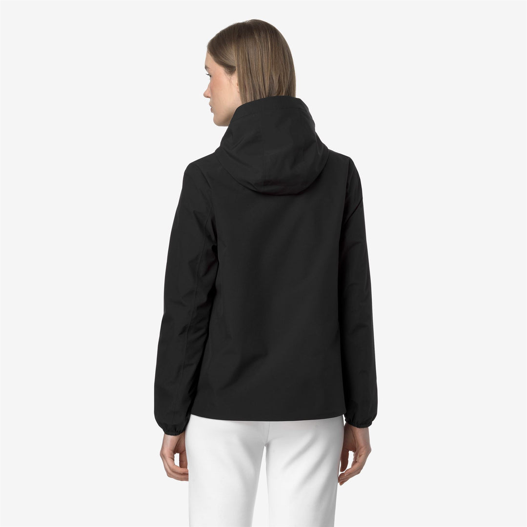 MARGUERITE STRETCH POLY JERSEY - Jackets - Mid - WOMAN - BLACK PURE