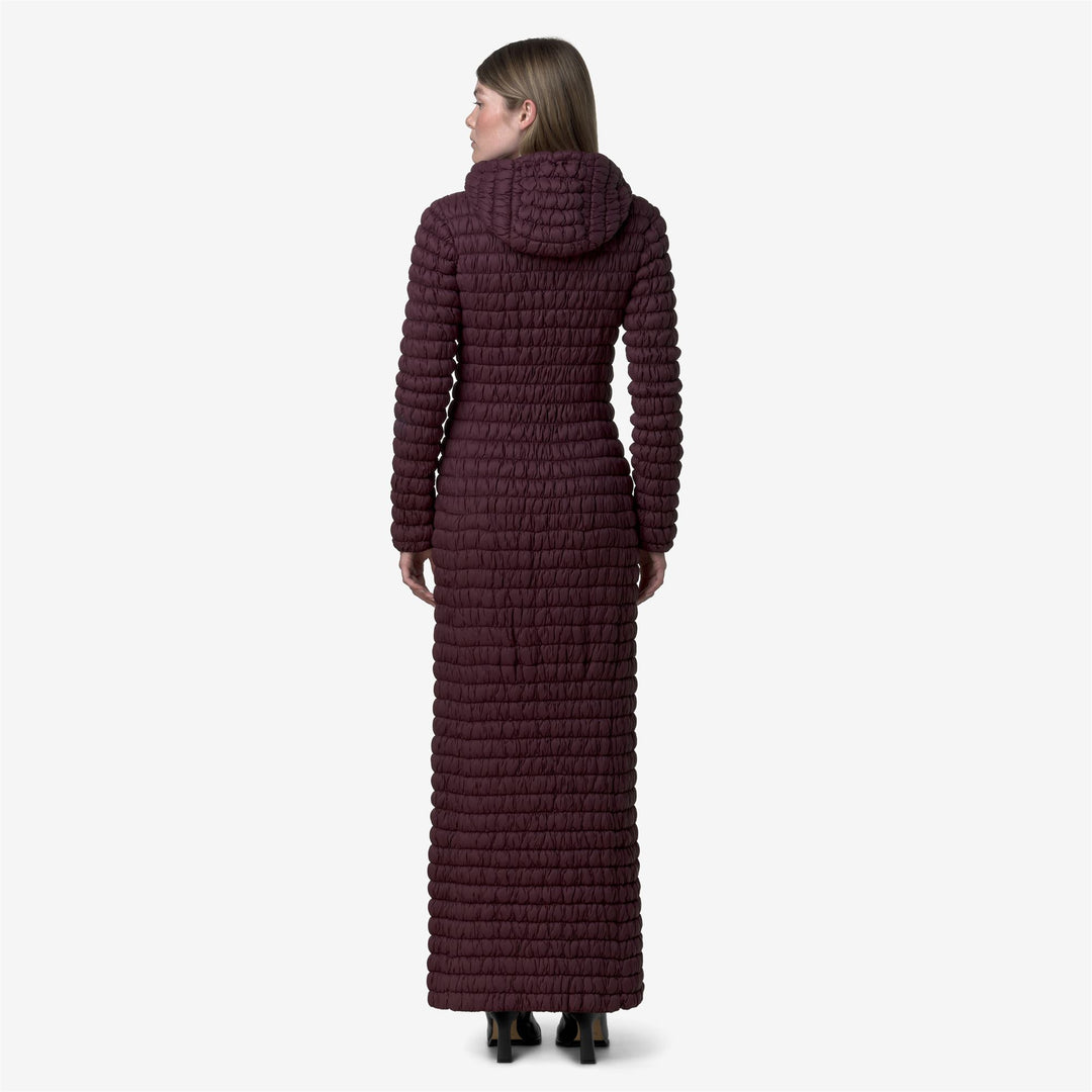 PRUDENCE TECH WARM - Dresses - Long - WOMAN - Red Dk Amaranto
