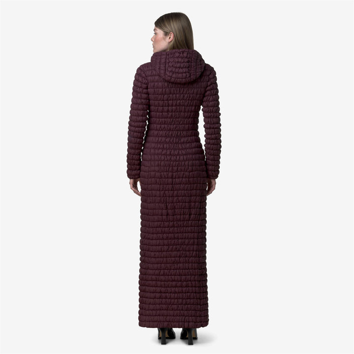 PRUDENCE TECH WARM - Dresses - Long - WOMAN - Red Dk Amaranto