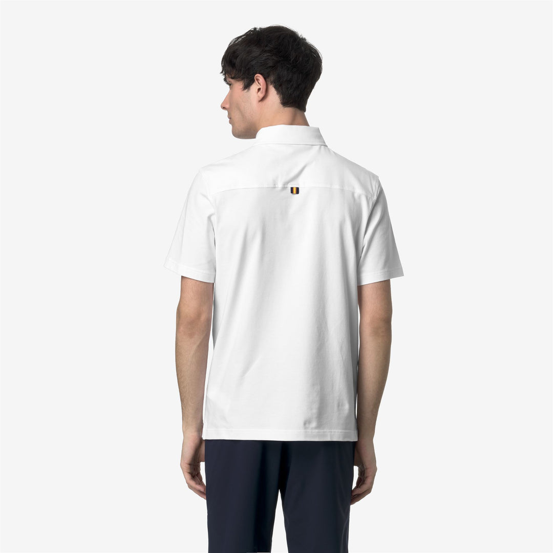 VINCELLE LIGHT STRETCH JERSEY - Polo Shirts - Polo - MAN - WHITE